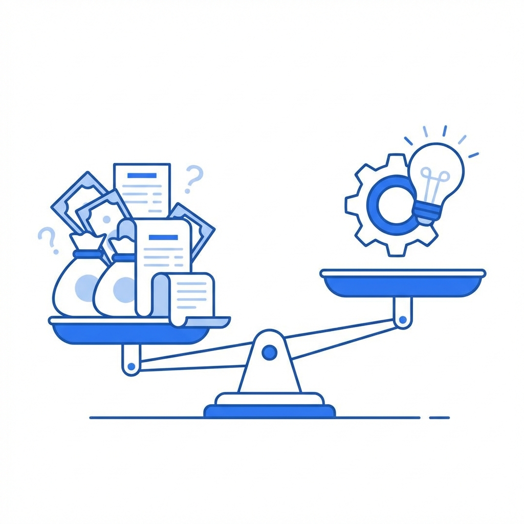 コストの不透明さ